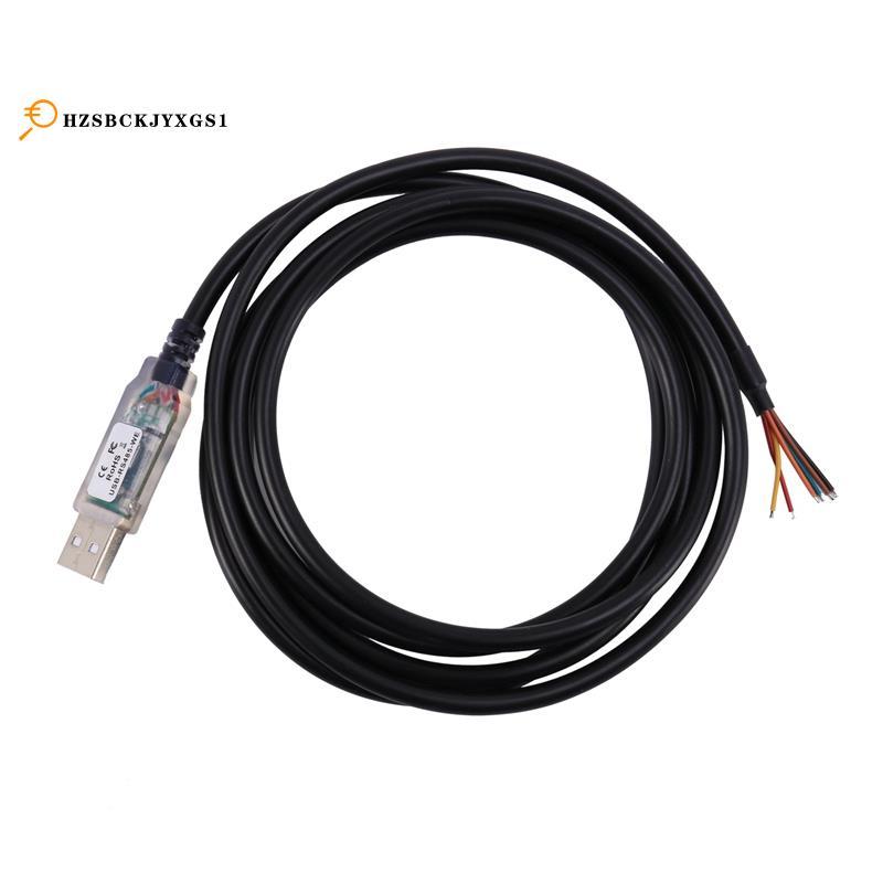 [hzsbckjyxgs1]ปลายสายไฟยาว 1.8M,Usb-Rs485-We-1800-Bt Cable,Usb To Rs485 Serial สําหรับอุปกรณ์,การควบ