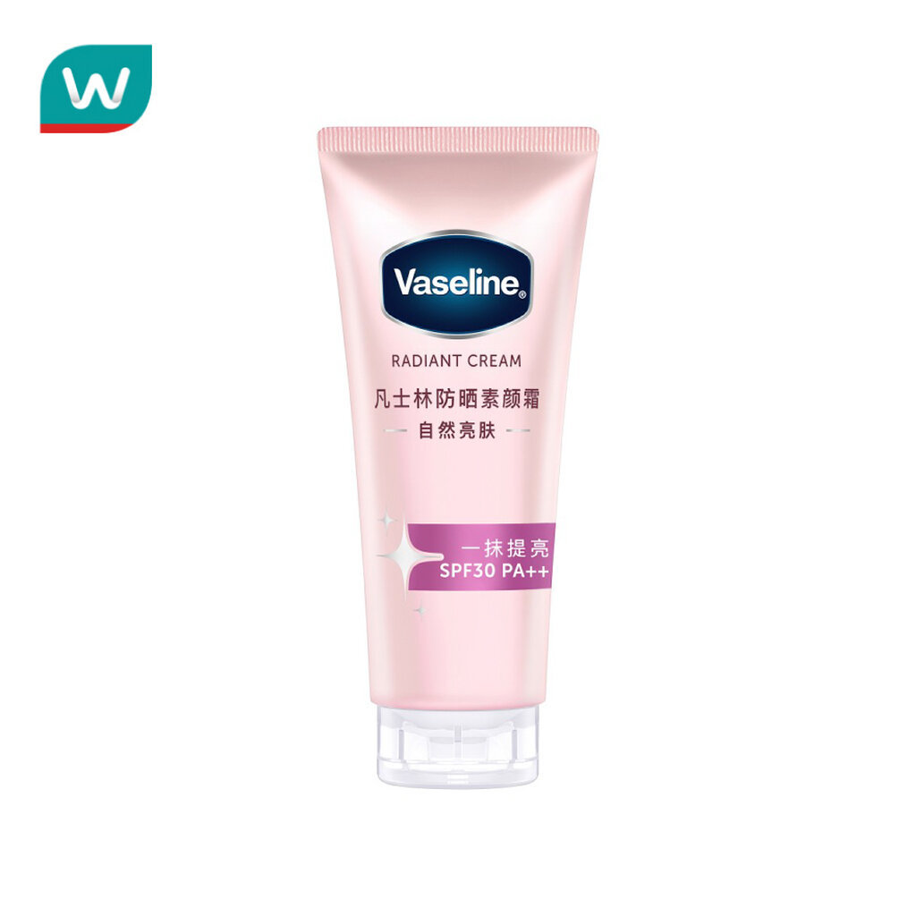 Vaseline วาสลีน เรเดียนซ์ ครีม ซันสกรีน โทนอัพ เนเชอรัล โกลว์ เอสพีเอฟ 30 พีเอ++ 150 กรัม