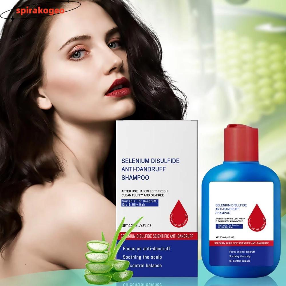 SPIRAKOGEO Nipori Shampoo, Anti-Dandruff Refreshing Selenium Sulfide Shampoo, Oil Control 120ml แชมพ