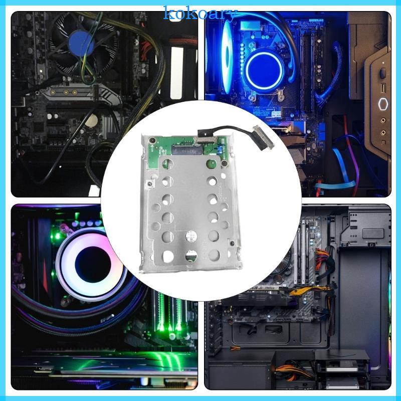 KOK HDD เปลี่ยนการติดตั้งกรอบสําหรับ T470 T480 X270 NVME M 2 PCIe แล็ปท็อป