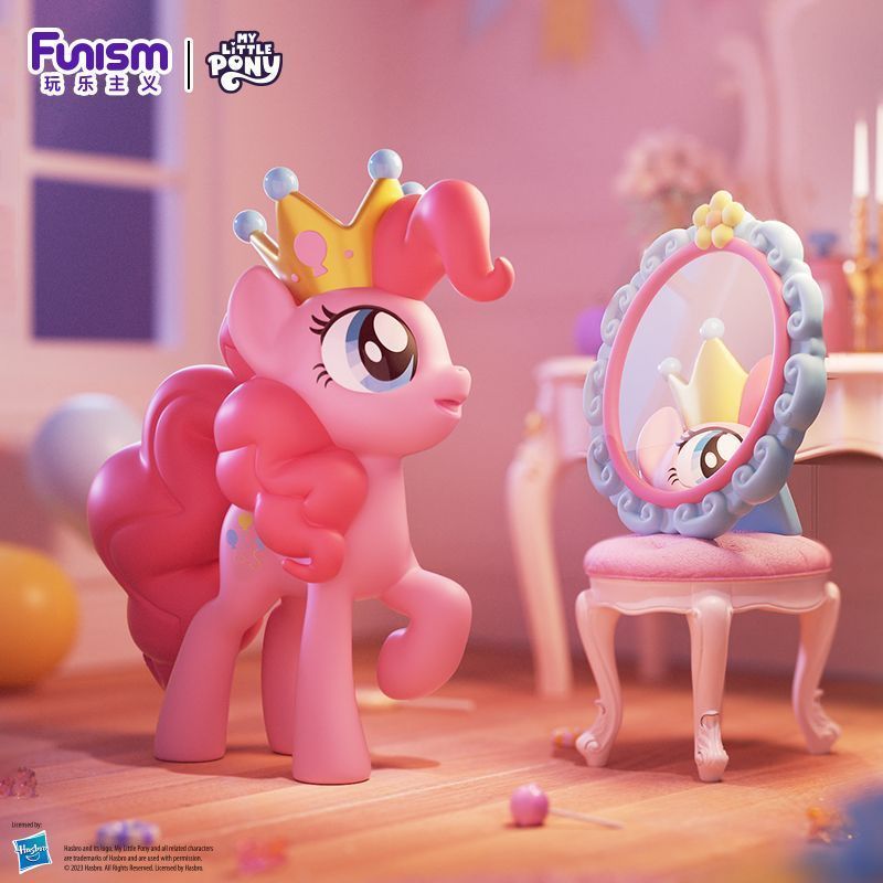 Funism Funism Funism My Little Pony Mystery Box รูปพีชเดสก์ท็อปตกแต่งอุปกรณ์ต่อพ่วงตุ๊กตาเด็กของขวัญ