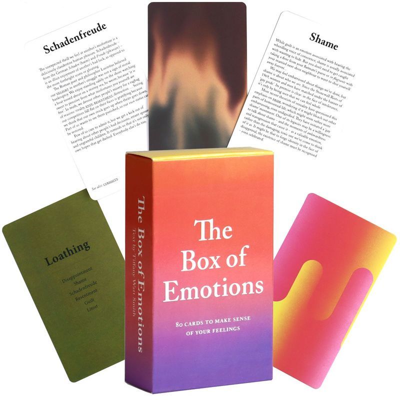 情感解密卡 80张 The Box of Emotions 情绪情感心灵疗愈10.3X6CM