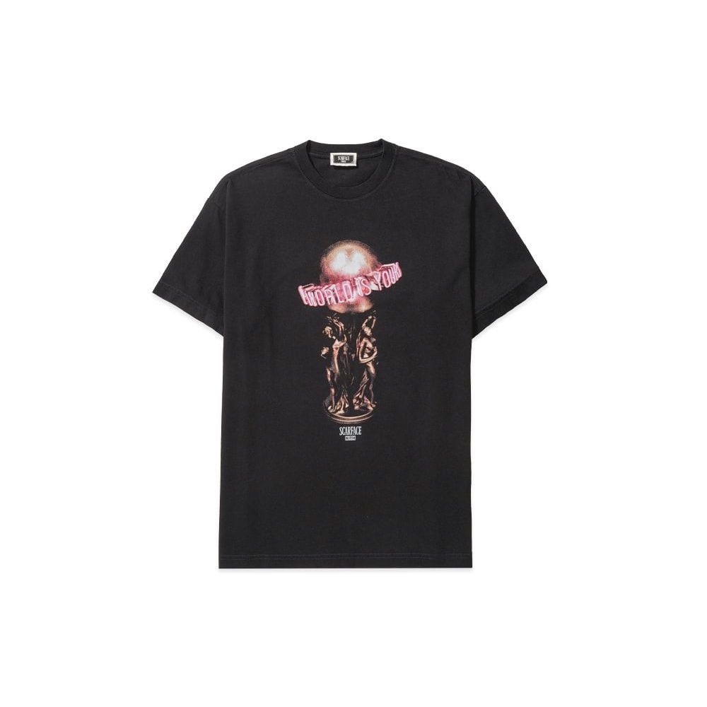 Kith x Scarface The World Is Yours Tee Black Unused