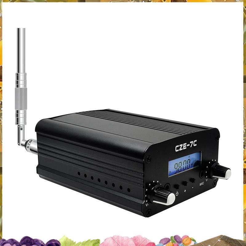 CZE-7C 7W เครื่องส่งสัญญาณ FM ไร้สายคุณภาพสูง Conference Stereo FM Transmitter สําหรับ Drive-in Chur
