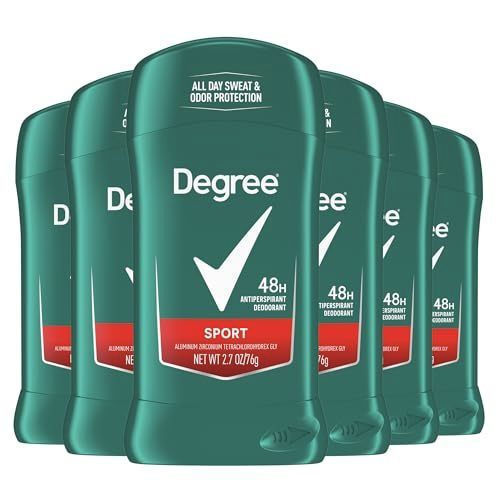 Degree Men Original Protection Antiperspirant Deodorant, Sport, 2.7 Oz แพ็ค 6