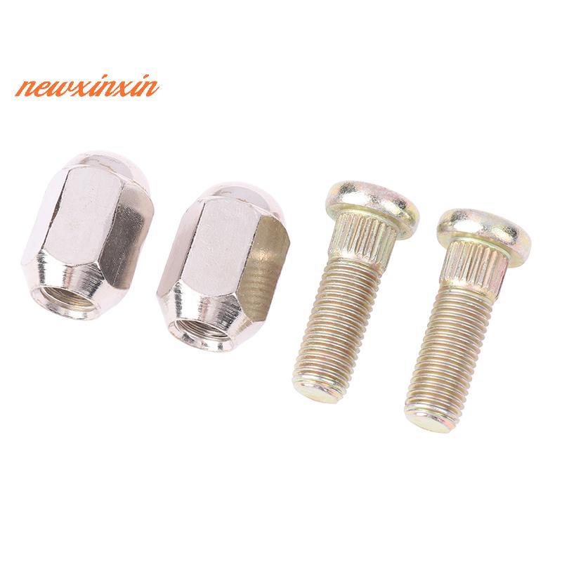 [NT-t] 2 ชุด M10x1.25 Hex Nuts 10.9 STEEL Spline สกรูชุดสําหรับ ATV Go kart UTV Buggy Quad Dirt Bike