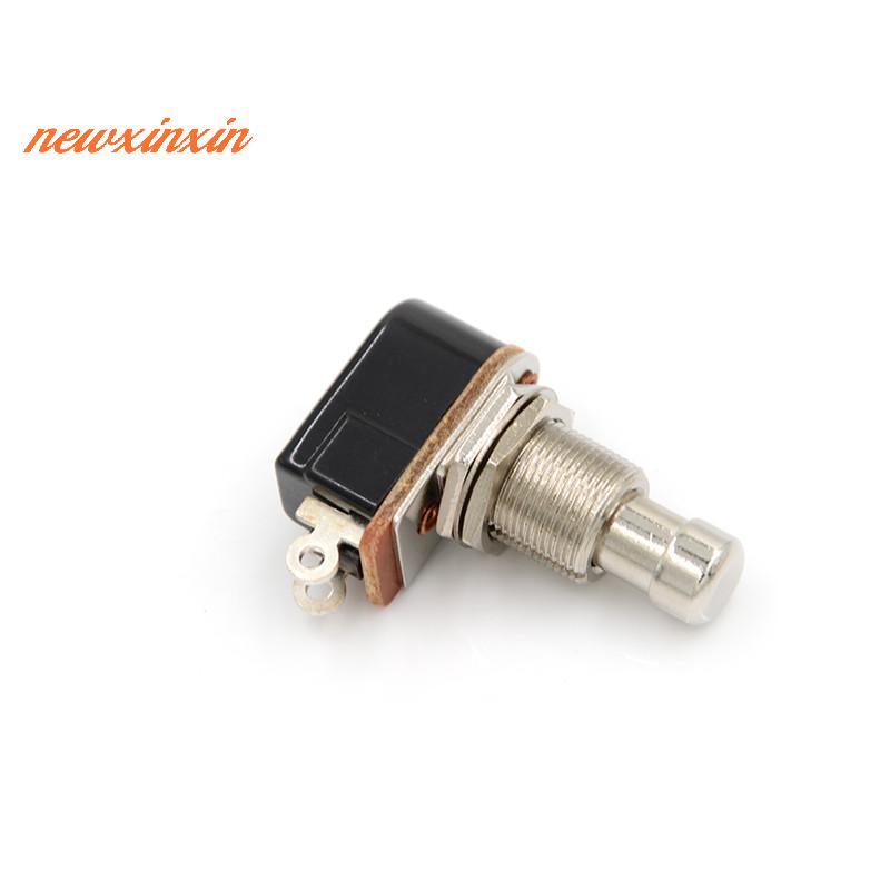 [NT-t] สวิตช์กีตาร์ไฟฟ้าใหม่ Momentary Push Button Foot Switch SPST [ใหม่]