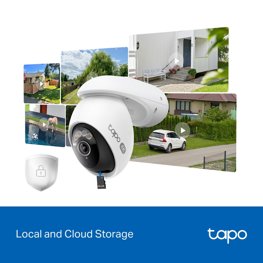 TP-LINK TAPO C560WS -  4K 8MP Outdoor Pan/Tilt Security Wi-Fi Camera