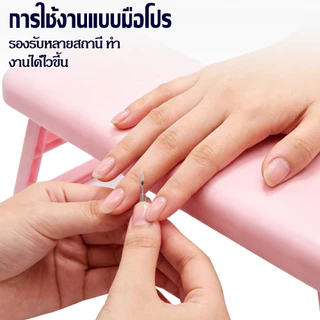 พับมือสําหรับเล็บ Mat ชุดเล็บตาราง Hand Cushion Holder ที่วางแขนเล็บขาตั้ง mbn