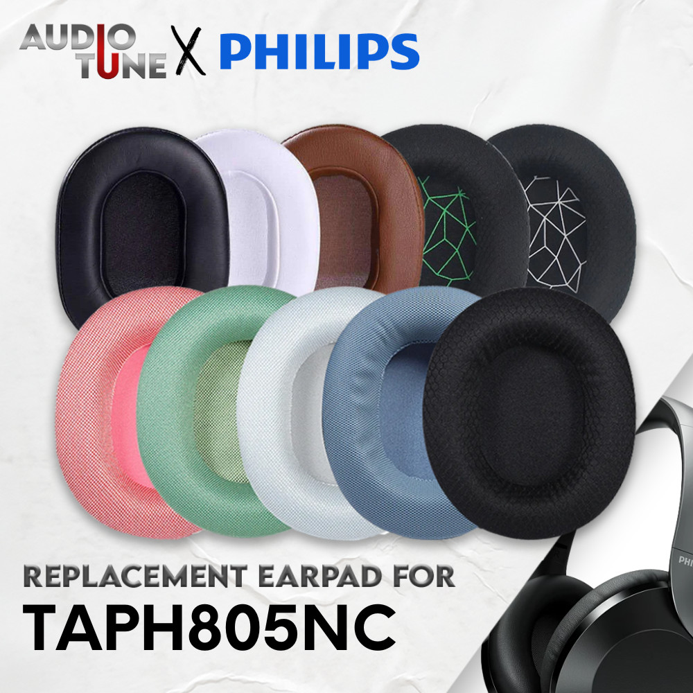 Earcup Earcushion Earpad Phillips TAPH805NC TAPH805BK TAPH 805 TAPH805 แผ่นโฟมโฟม