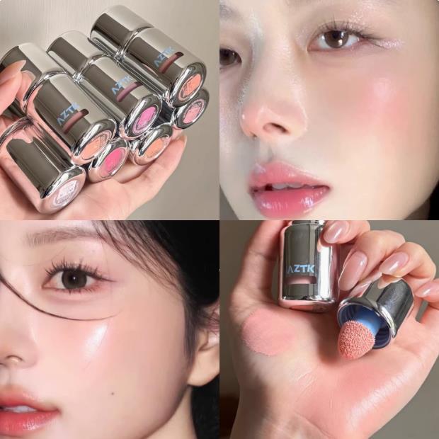 ความงามอันอื่น!A aztk Liquid Blush jc04 Expansion Shrink Contouring Matte Low Saturation Brightening