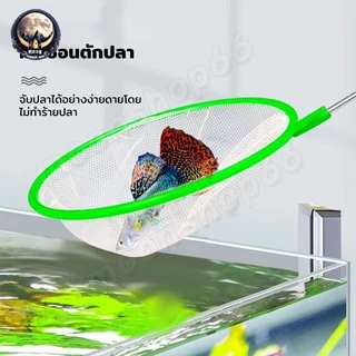 3 ขนาด สวิงตักปลา ที่ตักปลา ทรงกลม ตาข่ายเหนียว ใช้ได้ยาวนาน (สินค้าคละสี)
