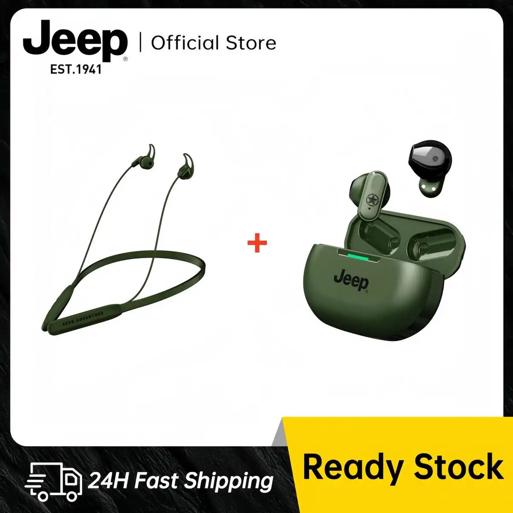Jeep EW122+EW011 เหมาะสําหรับฟังเพลงขณะวิ่งกลางแจ้ง ชุดออนไลน์ COD จาก Jeep