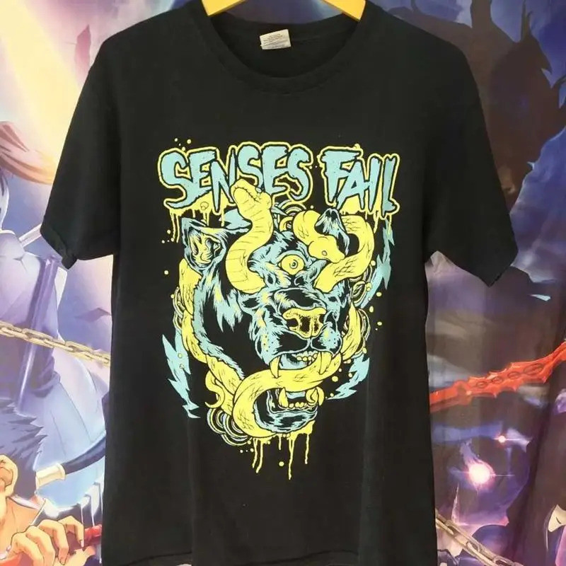 เสื้อยืด Retro Senses Fail Concert สำหรับผู้ชาย ไซส์ S 235XL