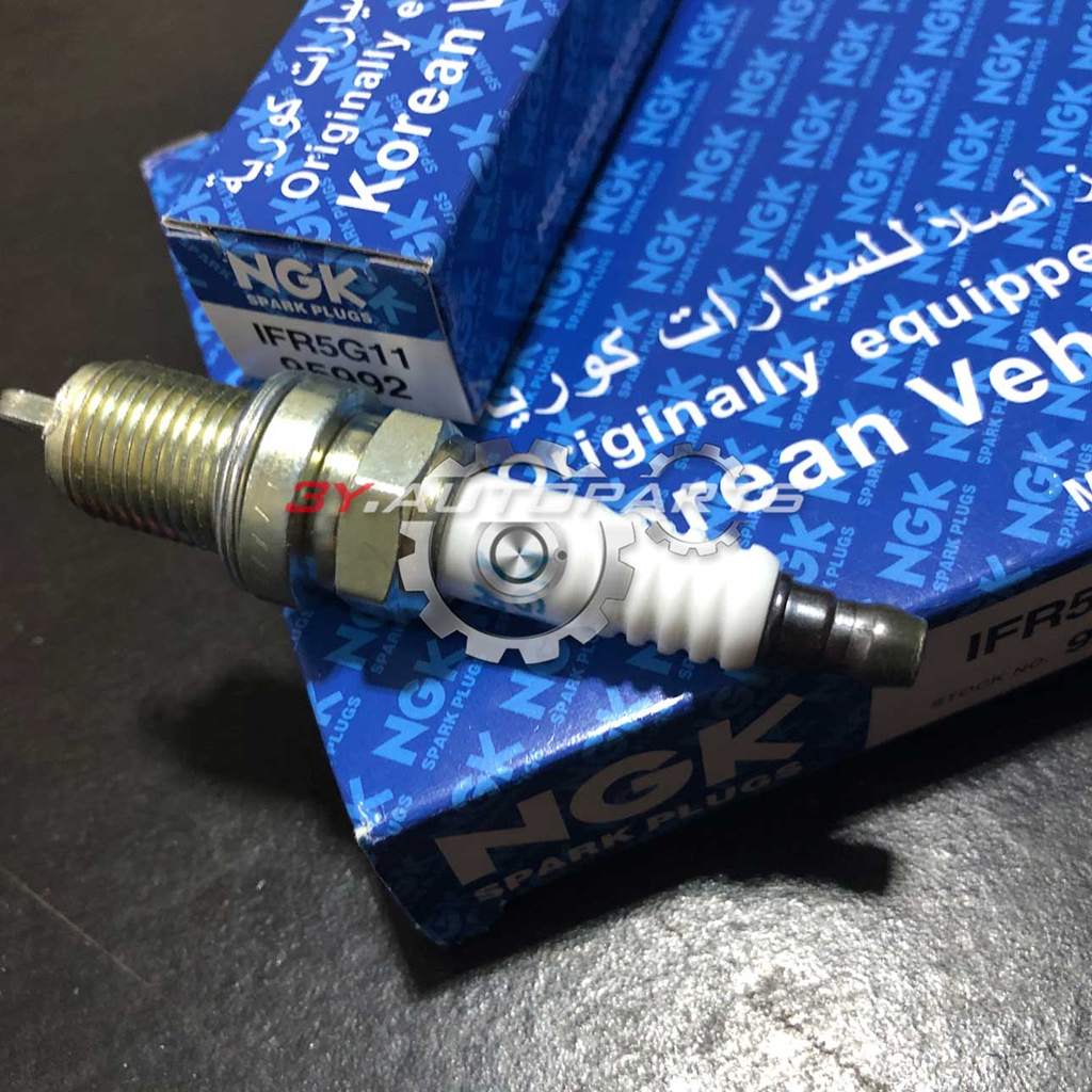 ของแท้ใหม่ Iridium IFR5G11 (1 ชิ้น) หัวเทียน NGK สําหรับ Hyundai Kia V6 Standard / PK16TT, 27410-237