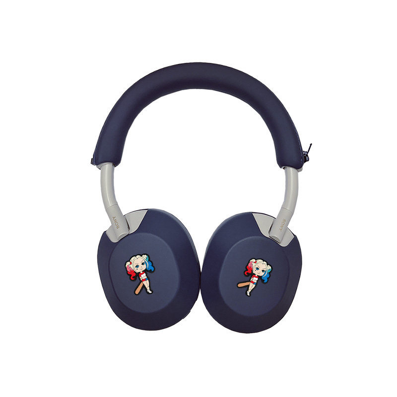 เหมาะสําหรับ Sony/Sony WH-1000XM5/6 ชุดหูฟังตัดเสียงรบกวนบลูทูธซิลิโคนป้องกันกรณีน่ารักการ์ตูนสาว WH