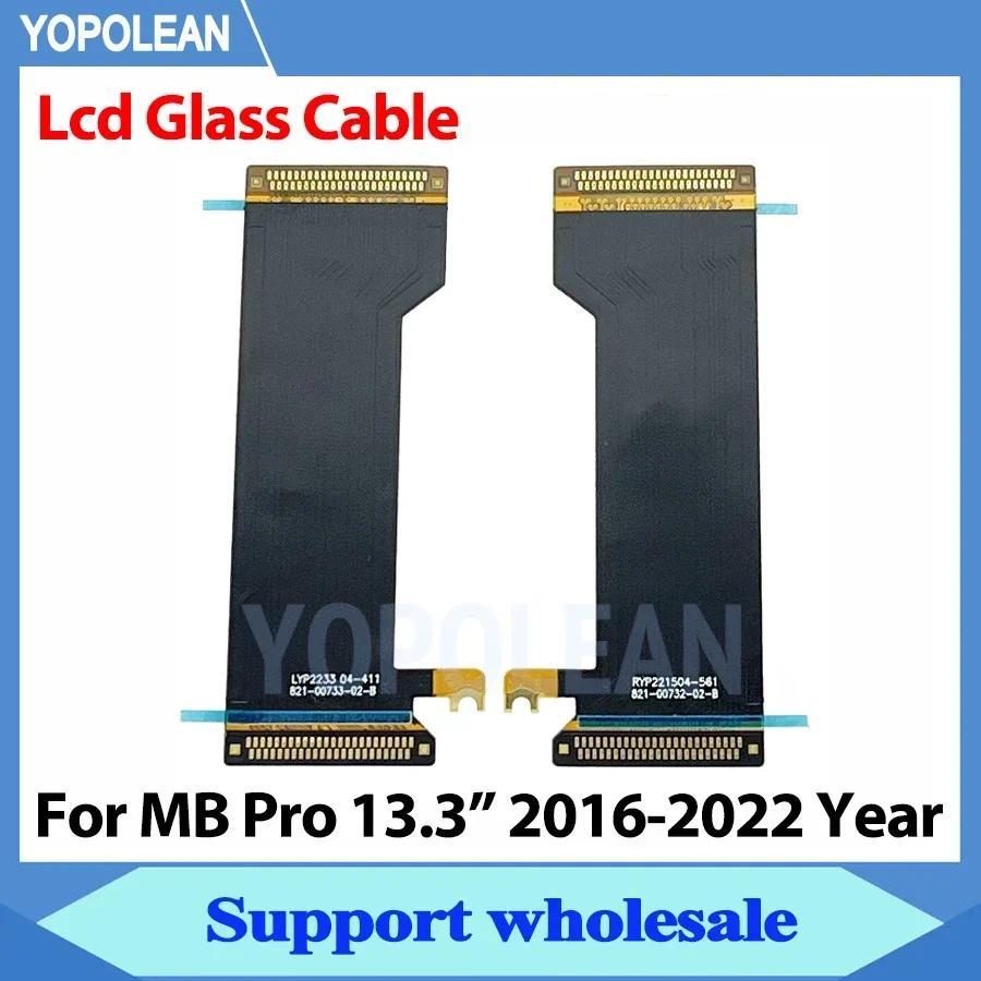 ซ่อมสายเคเบิลกระจก LCD ใหม่สําหรับ MacBook Pro 13.3 "A1706 A1708 A1989 A2159 A2251 A2289 A2338 หน้าจ