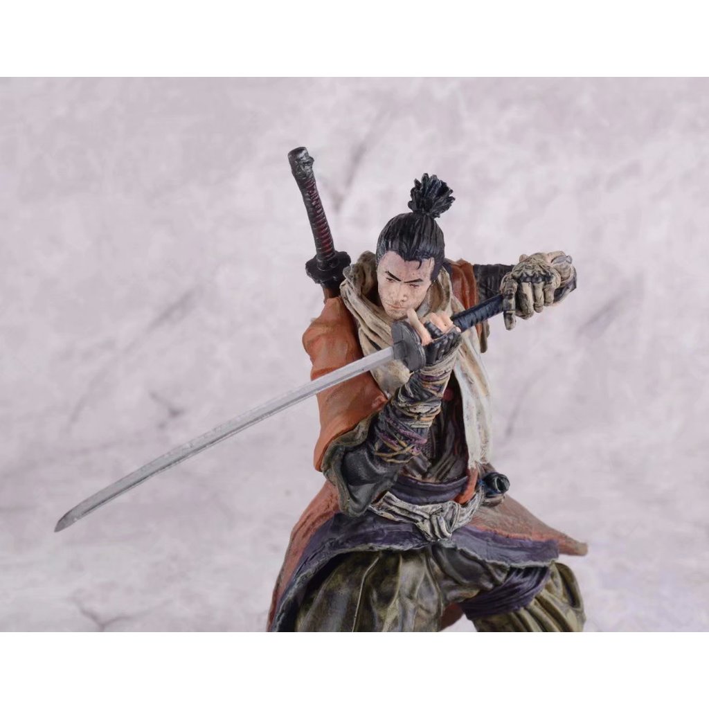 Sekiro Shadows Die สองครั้ง Sekiro One Armed Shinobi Action Figure กล่องสะสมชุด Gecco ABS PVC รุ่นเค