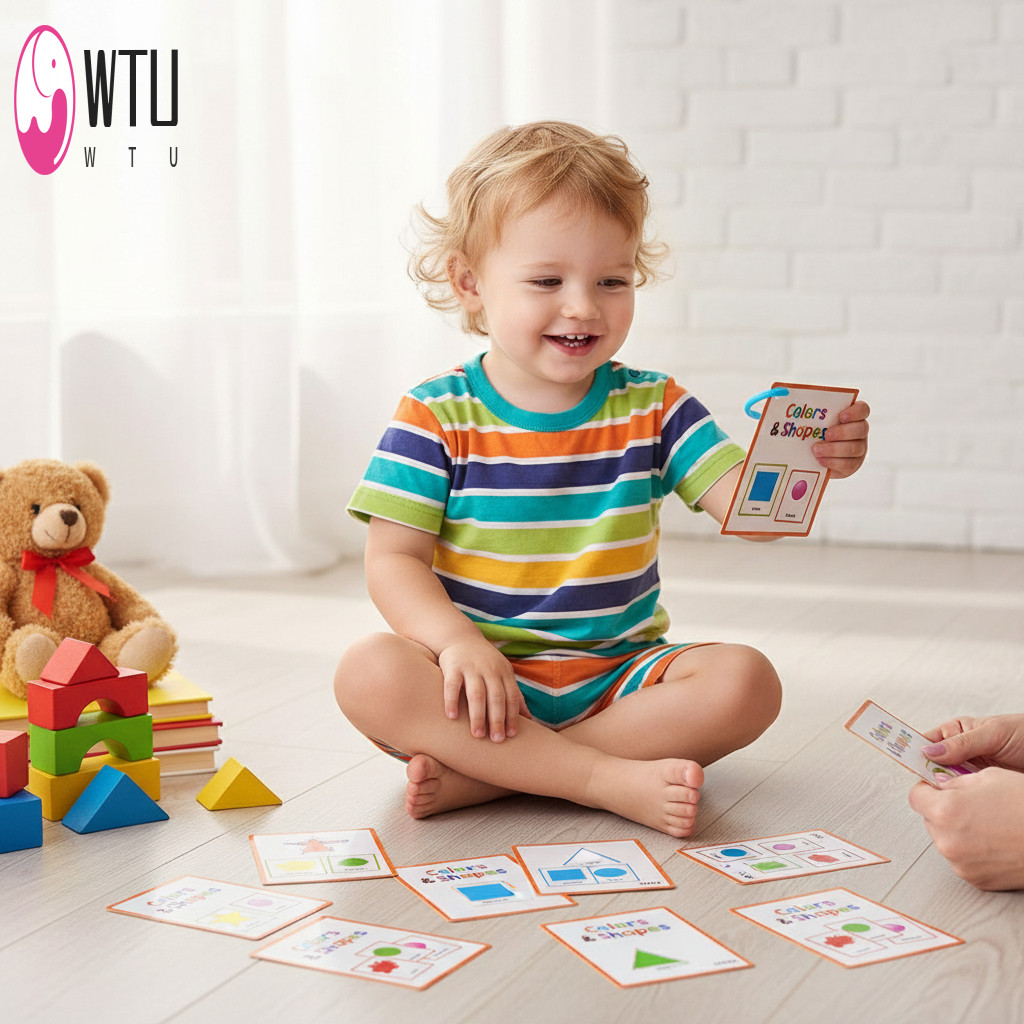 Emotion Flashcards สําหรับเด็กการ์ดการเรียนรู้ความรู้ความเข้าใจของเล่นเพื่อการศึกษากันน้ําแบบพกพา