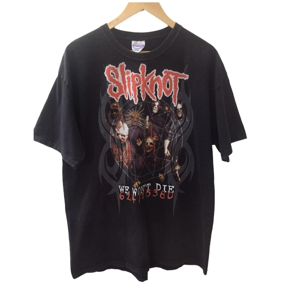 CODVintage Slipknot We Wont Die Promo Tour Concert T Shirt S-5XL SizeKorea 6PHJ