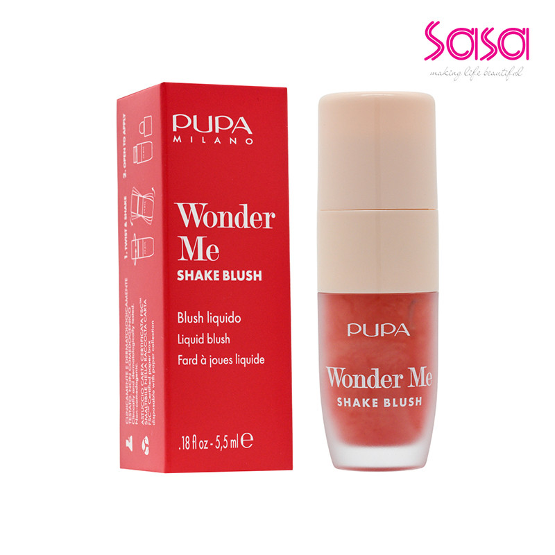 Pupa Wonder Me Shake Blush  (02 Pink Mojito) (5.5ml)
