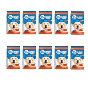 10 ถุง Zoi Dog Dry Dog food mix flavour อาหารสุนัข โตทุกสายพันธุ์ ซอยด็อก 2 Mix ขนาด 1 Kg.