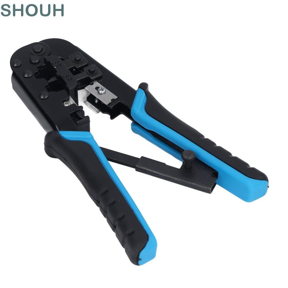 SHOUH RJ45 Crimp TOOL, 6 in 1 เครื่องตัดลวดและ Stripper Modular Crimping TOOL, All-in-One Cable Stri