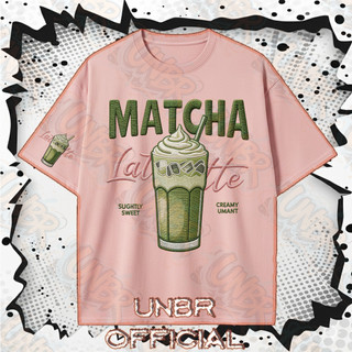COD UNBR Casual T-shirt, Sweet Healing Style Imitation Embroidery Texture Green Series Food Pattern