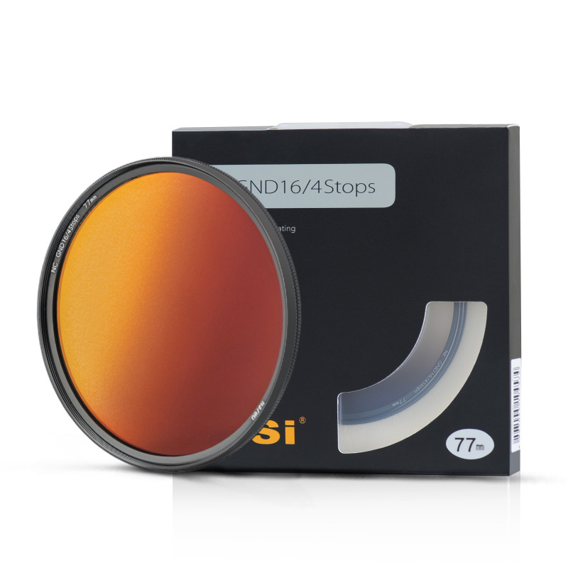 Nisi Circular GND16 Filter 67/72/77/82mm - Reverse Graduated ND Filter, Long-Exposure & Landscape Ph