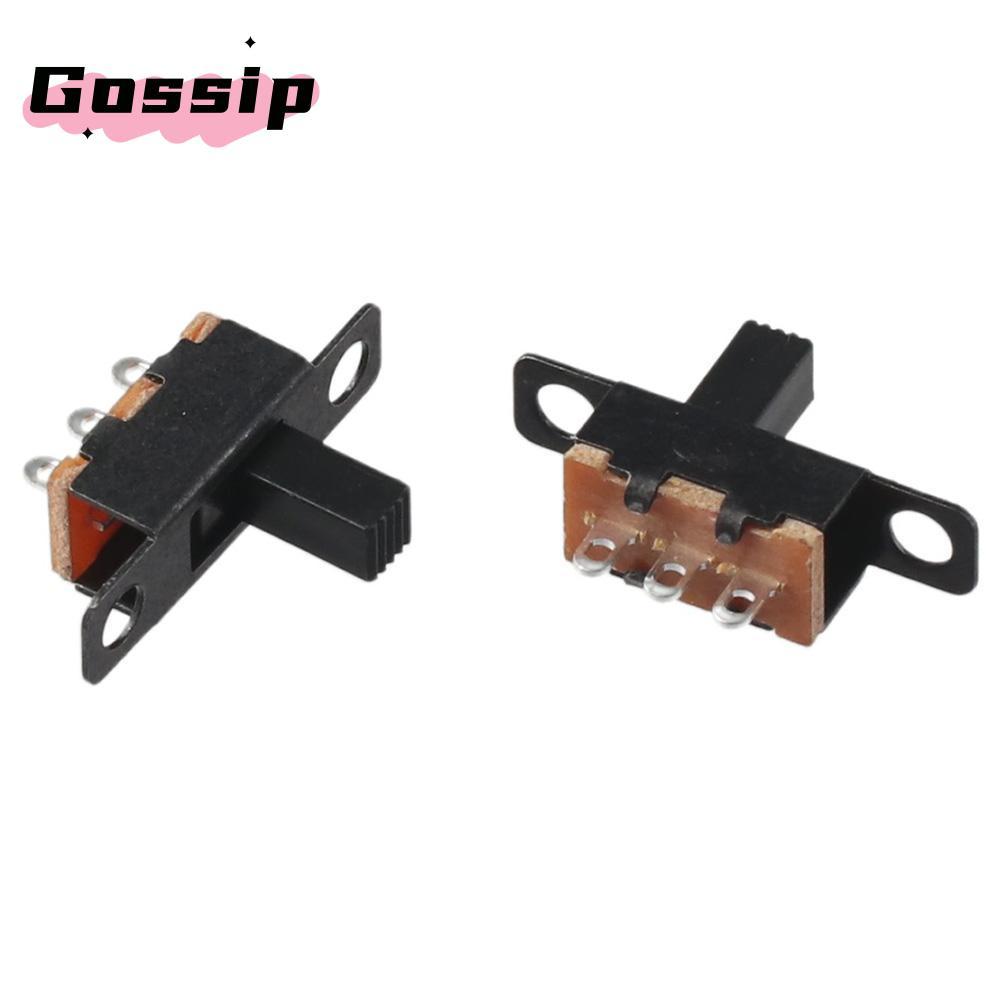 GOSSIP 8 ชิ้นสวิตช์สไลด์, แผง DC 50V 0.5A Micro Mini Toggle Switch, SS12F15VG6 6 มม.3 ขา 2 ตําแหน่งส