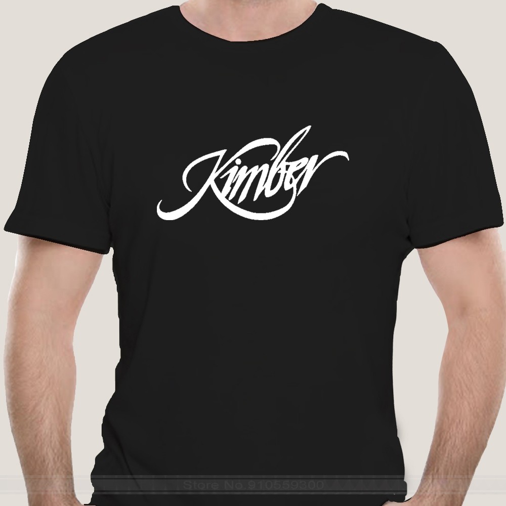 จัดส่ง 24 ชั่วโมง male brand teeshirt men summer cotton t shirt #342243 Kimber 1911 pistol T-SHIRT C