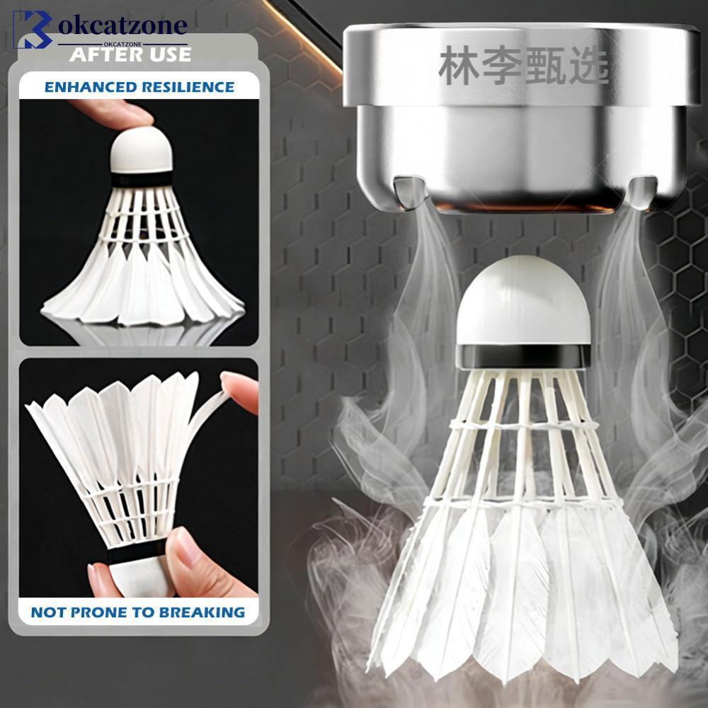 OKCATZONE Professional แบดมินตันลูกขนไก่ Steamer ถังไอน้ําแบบพกพา Ultrasonic Humidifier Type-C ชาร์จ