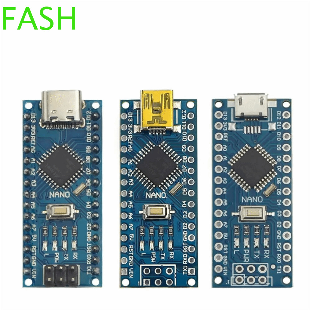 FASH Nano 3.0 Controller, CH340 Type-C USB Arduino เข้ากันได้กับ Mini USB Micro USB CH340 USB Driver
