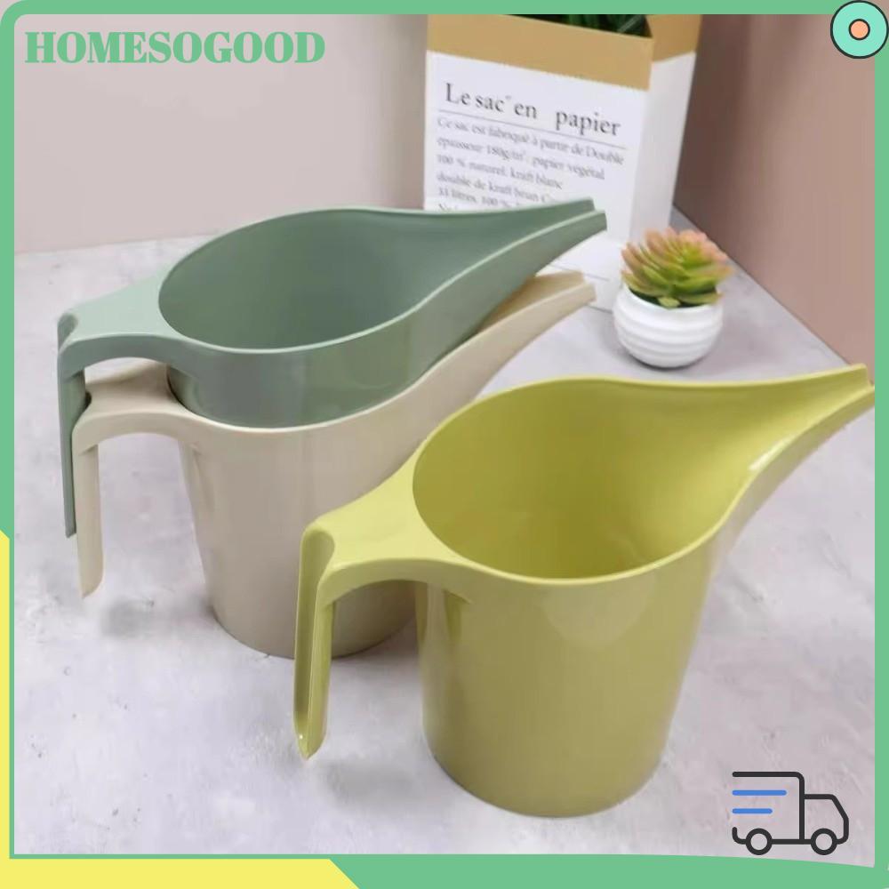 HOMESOGOOD โฮมโซดี บัวรดน้ําพวยยาว, ด้ามจับตามหลักสรีรศาสตร์อเนกประสงค์ถ้วยรดน้ําต้นไม้,พลาสติกน้ําหนักเบายาวพวยชี้หัวฉีดพืชสปริงเกลอร์สํา