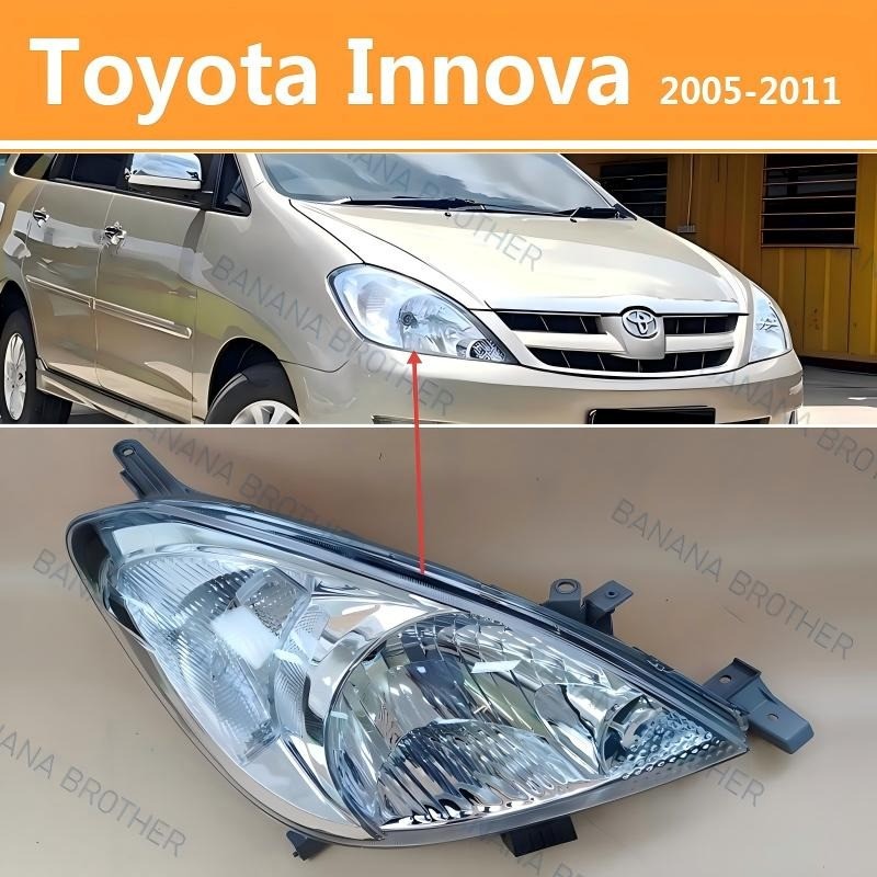 สําหรับtoyota INNOVA 2005-2011 HEADLAMP  HEADLIGHT  LENS  HEAD LAMP FRONT LIGHT MAIN LAMP/ไฟหน้า​ /เลนส์ไฟหน้า/ไฟหน้าสําหรับ/ไฟท้าย