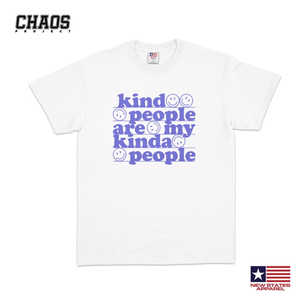 เสื้อยืดผู้ชาย Aesthetic - Kind People Are My Kinda People | เสื้อยืดสุนทรียศาสตร์