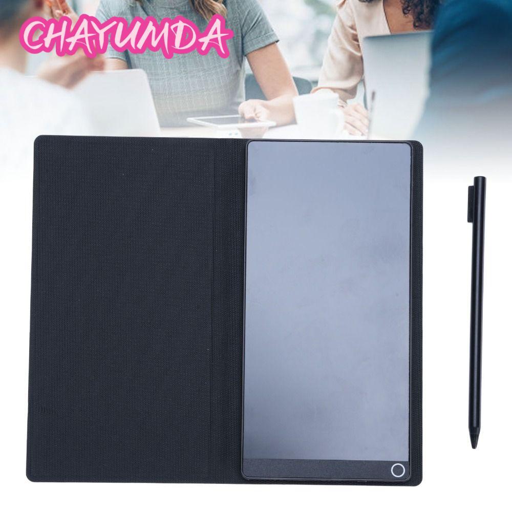 CHAYUMDA แท็บเล็ตการเขียน LCD, การออกแบบแบบพกพา 6.5 นิ้วเต็มหน้าจอ Digital Notepad, Erasable แขวนปาก