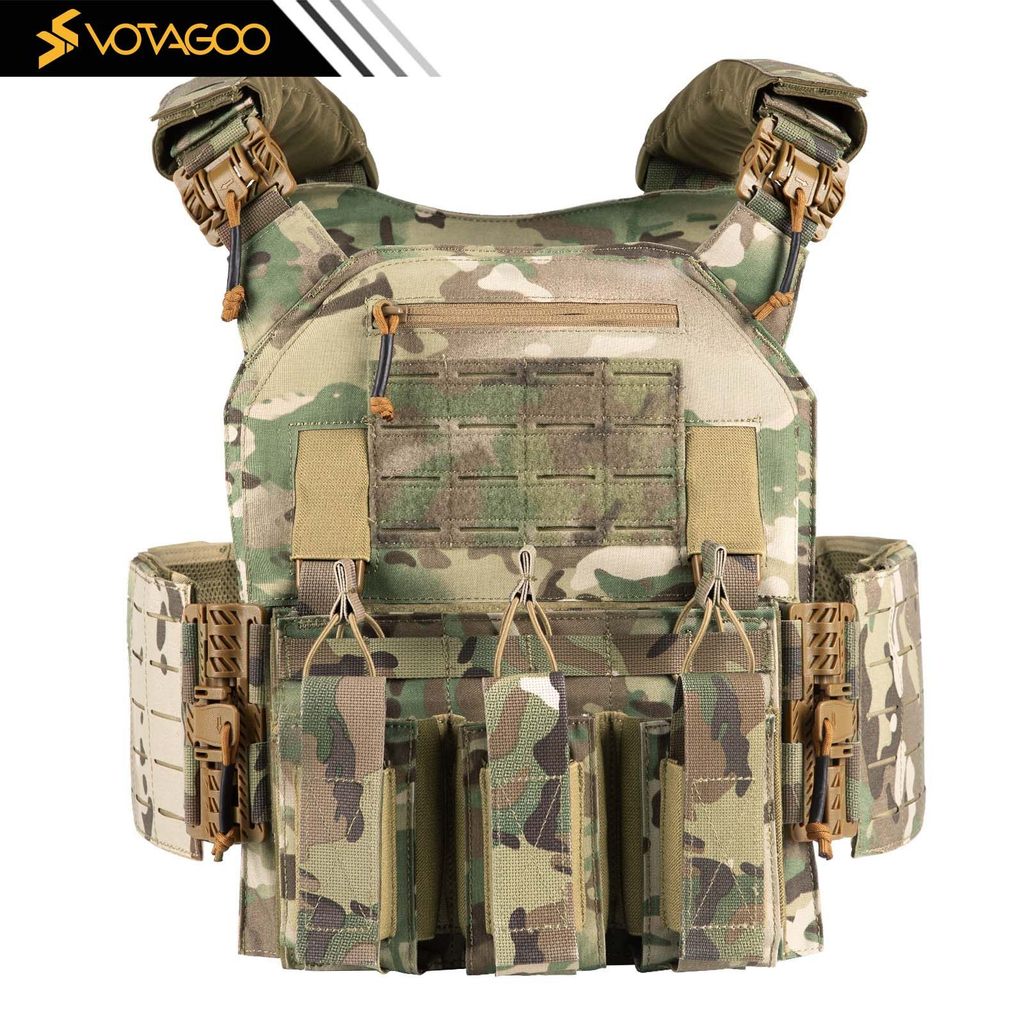 VOTAGOO GBRS V6 เสื้อกั๊กยุทธวิธีน้ำหนักเบา ออกแบบเพื่องานหนัก ปลดออกได้อย่างรวดเร็ว