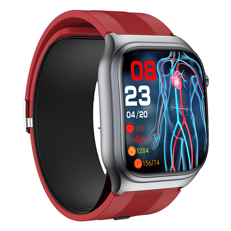 Fast Ship Grade Air Pump + Airbag Smart Watch Type True Blood Pressure ECG Blood Pressure Voice NFC 