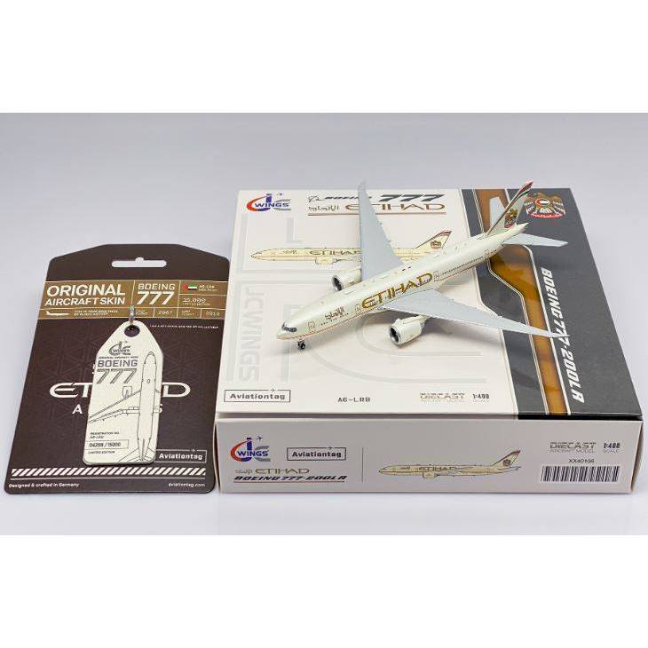 JC Wings XX40106 Attihad Airlines B777-200LR A6-LRB มองโกเลียใน