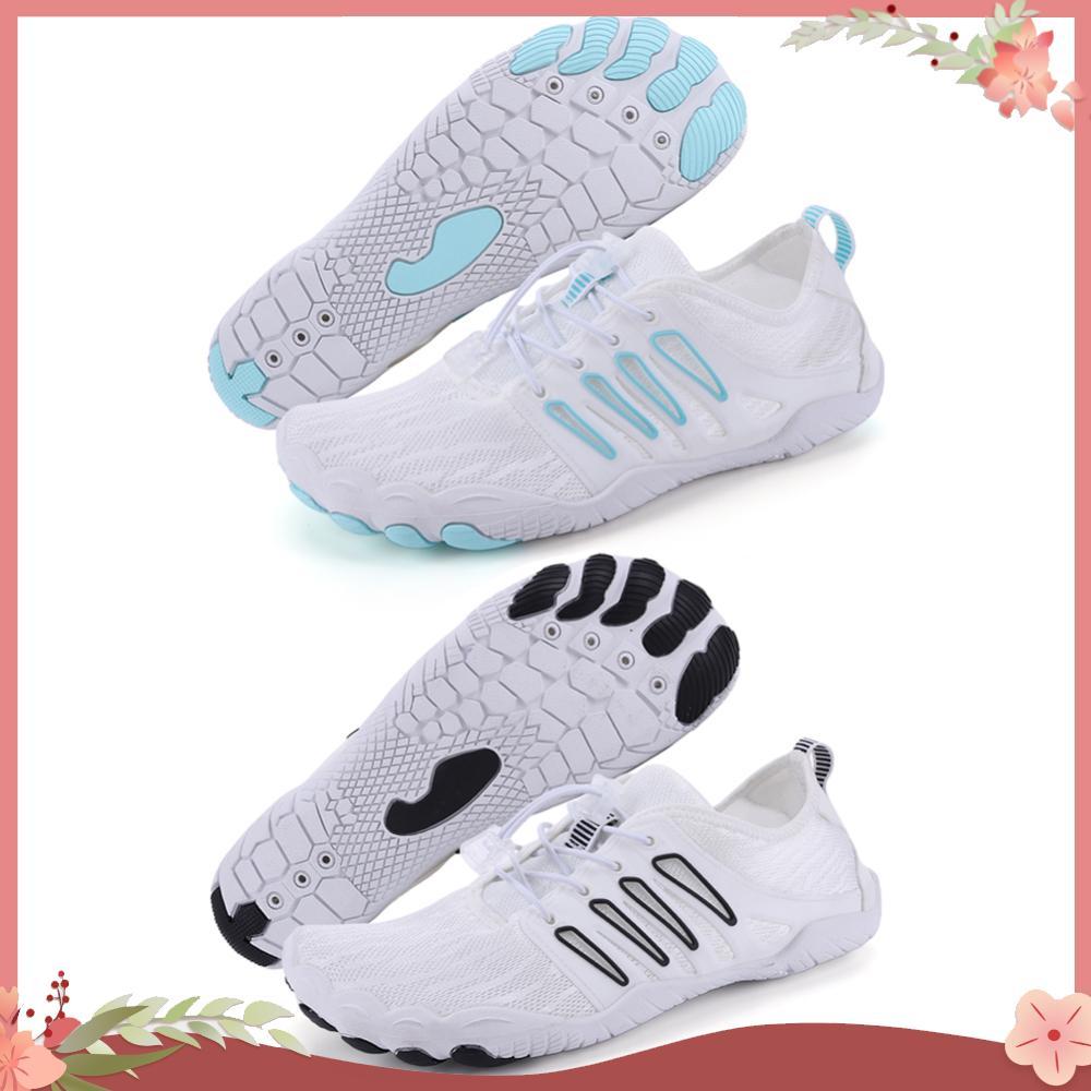 รองเท้าบAREFOOT Jenifer แบบFive-Fingers สำหรับชายหาดและออกกำลังกาย ออกแบบให้แห้งเร็ว เหมาะกับทั้งผู้