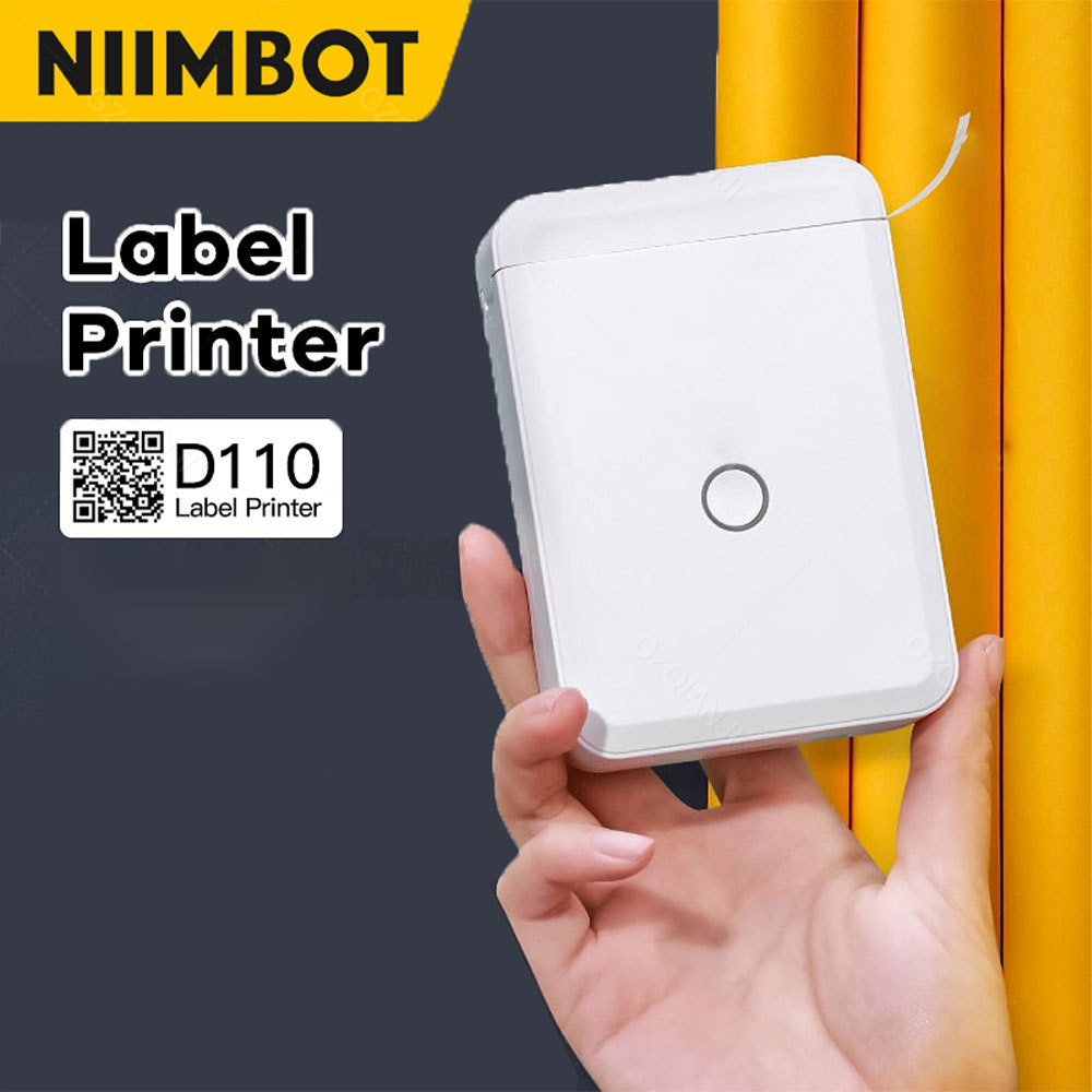 Niimbot Smart Mini Printer Thermal Label Maker Machine ไร้สาย - D110