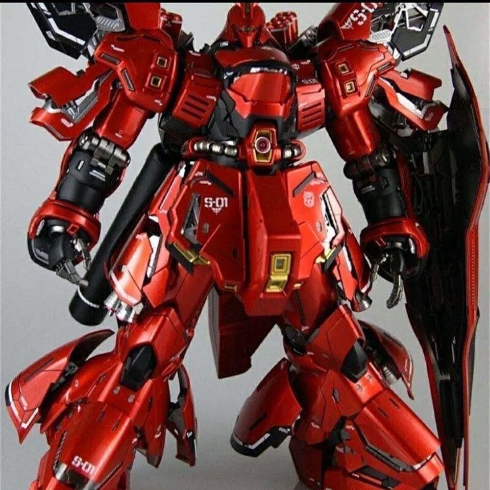 Domestic Taipan MG 1: 100 Sazabi Electroplating 6631s มาพร้อมสติ๊กเกอร์น้ําเบา Hands-on Assembly Mod