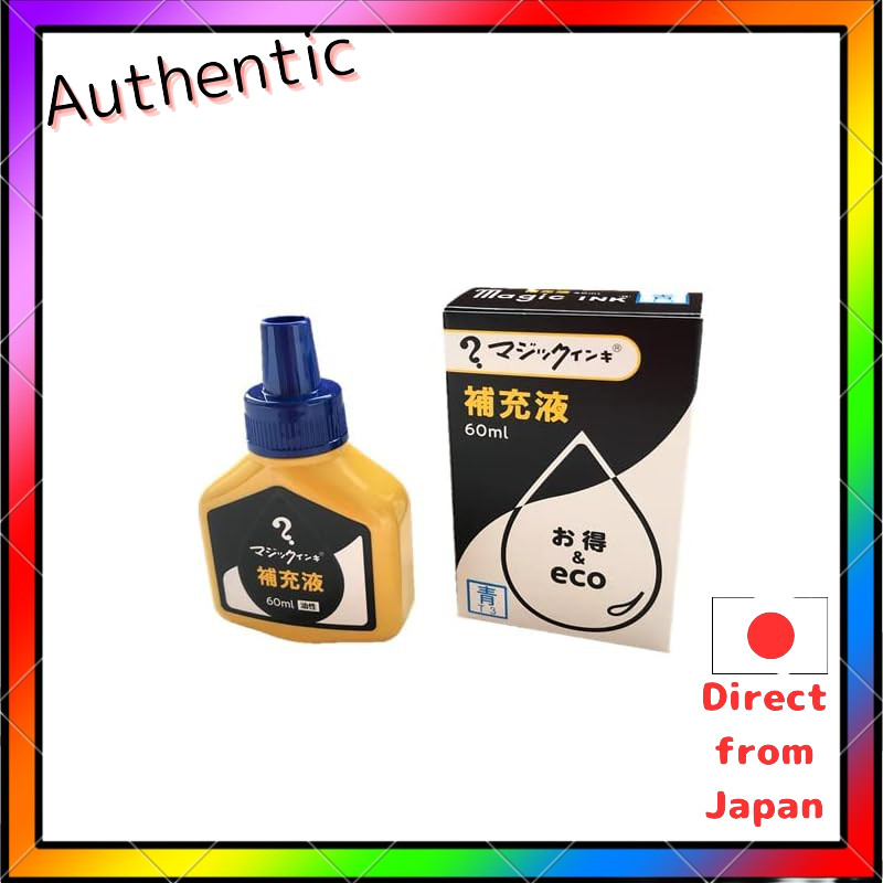 Teranishi Chemical Industry Magic Ink Oil-based Refill 60ml Blue 1 piece MHJ60J-T3