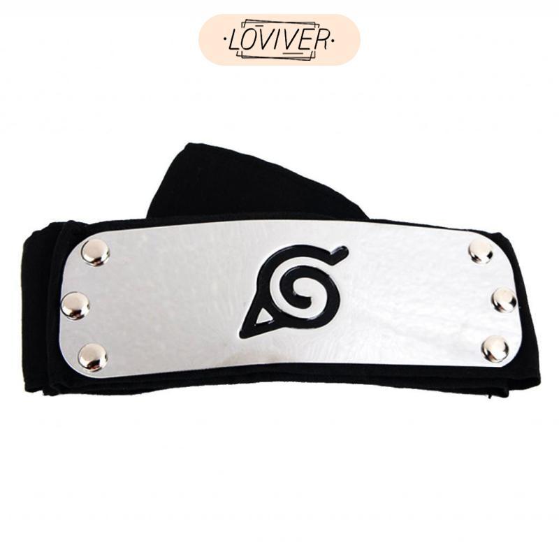 ที่คาดผมนารูโตะ Uzumaki Leaf Village Konoha Ninja คอสเพลย์ Costome อุปกรณ์เสริม