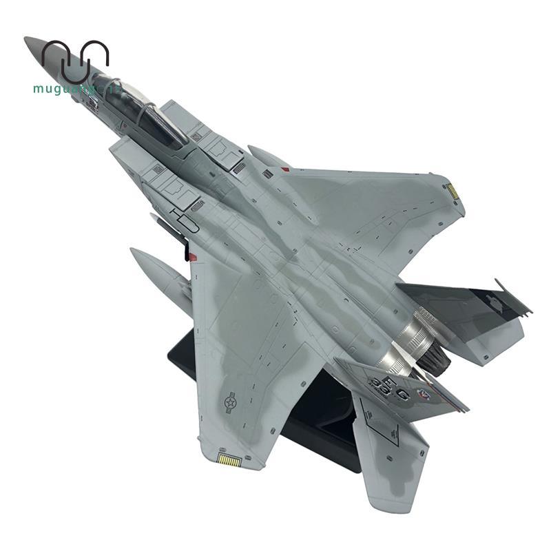 [ขาย M5]เครื่องบินDiecast 1/100 Scale F15 Eagle American Navy เครื่องบินรุ่นสําหรับคอลเลกชันของขวัญต