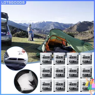 ชิ้นแบบพก 48 พาห้องน้ําผงเป็นมิตรกับสิ่งแวดล้อมของเหลวขยะ Camping เดินป่า Rapid Liquid Waste Gelling Powder [lotsgoods.th]