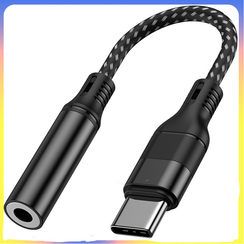 🎤 อะแดปเตอร์ USB C เป็น Aux แบบ 1 ชุด อุปกรณ์เสริมอินเทอร์เฟซเสียง USB C