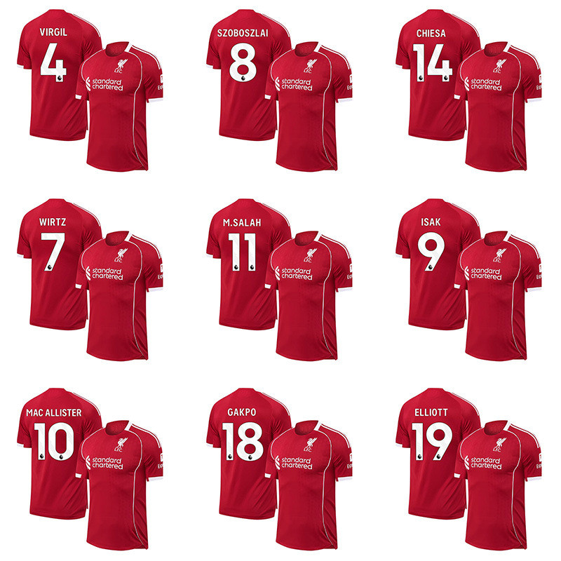 Player Edition 25/26 British Super Liverpool Home Jersey Sarah Hewitz Isak Football Team Uniform Pri