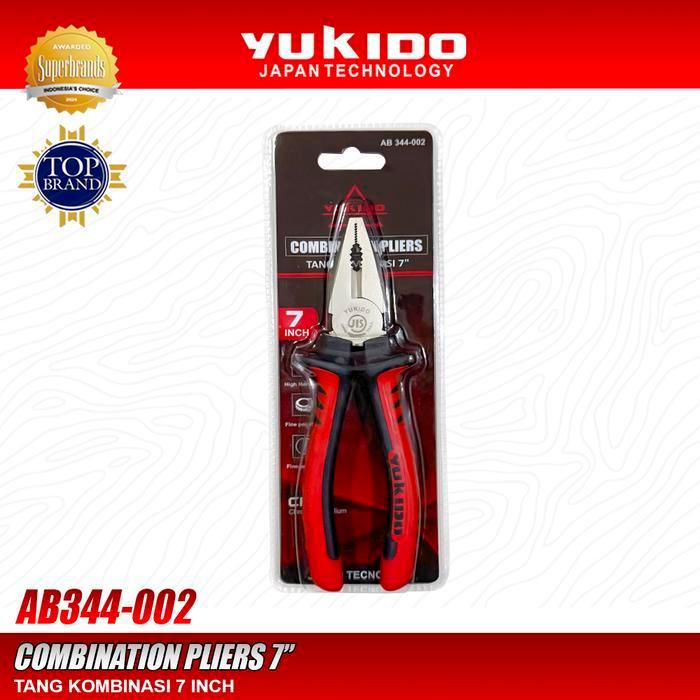 [ ST88 ] YUKIDO 7INC CR-V COMBINATION PLIERS / 7INC CHROME VANADIUM COMBINATION PLIERS